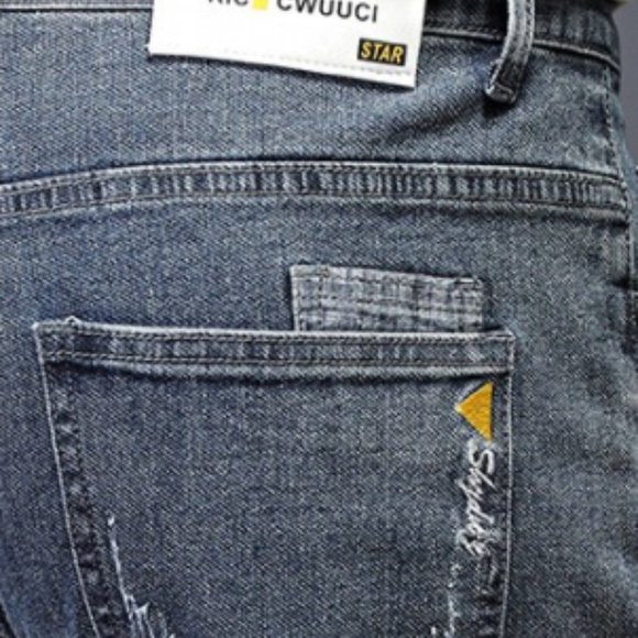 Jeans men's spring and autumn new loose pants